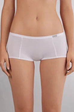 Bawełniane Figi Culotte o Kroju Krótkich Spodenek