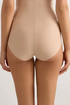 Bezszwowe modelujące figi culotte z wysokim stanem z mikrofibry