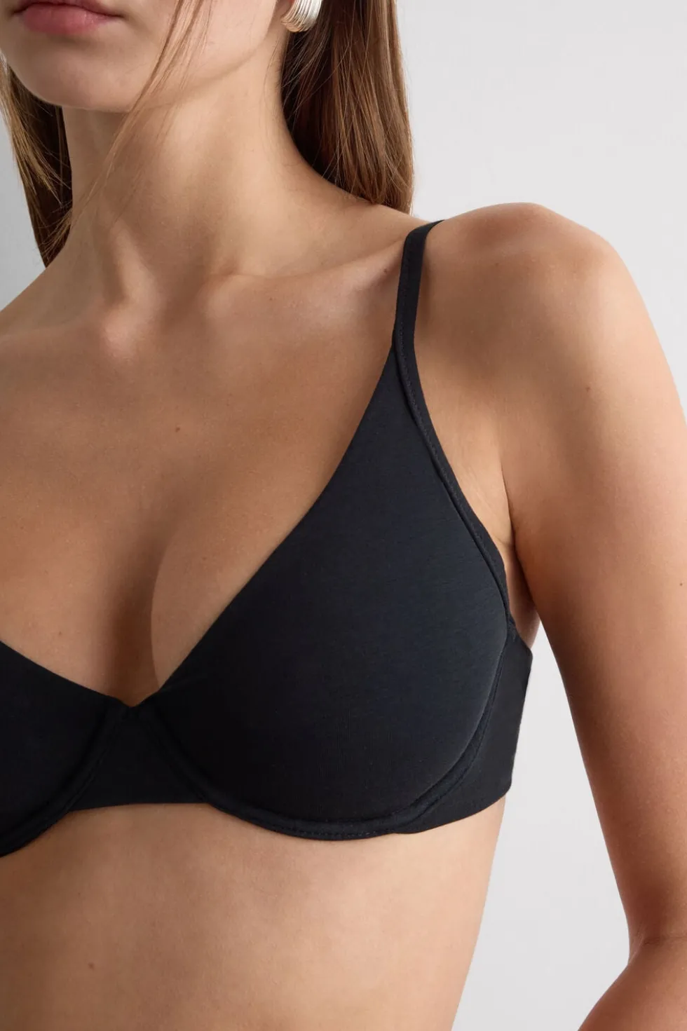 Biustonosz Balkonetka Amalia z Bawełny Ultralight Cotton