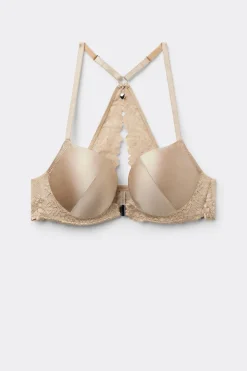 Biustonosz Push-Up Monica z Jedwabiu i Koronki Silky Flowers