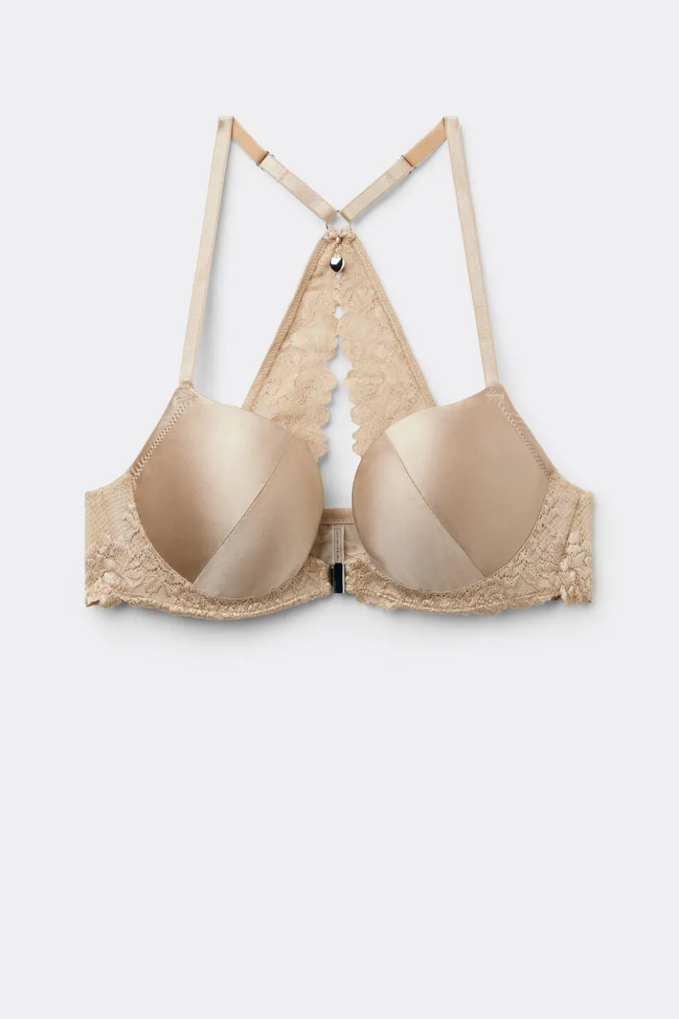 Biustonosz Push-Up Monica z Jedwabiu i Koronki Silky Flowers