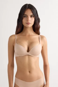 Biustonosz super push-up Gioia z mikrofibry The Silky Touch