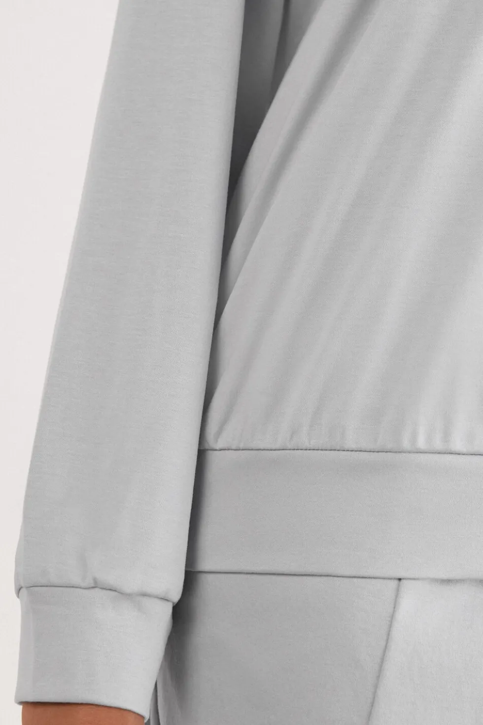 Bluzka z Długim Rękawem z Bawełny Elevated Cotton