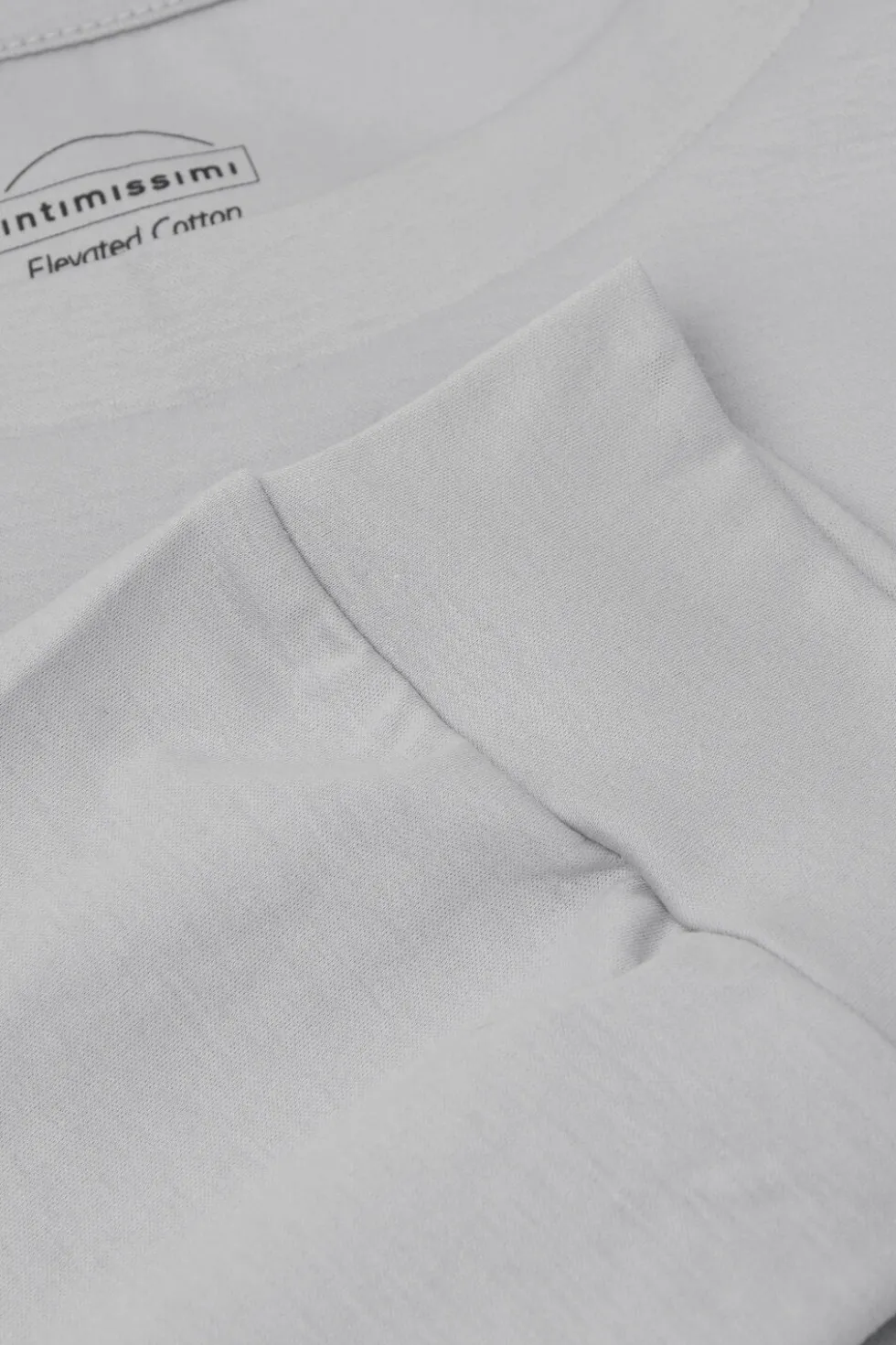 Bluzka z Długim Rękawem z Bawełny Elevated Cotton
