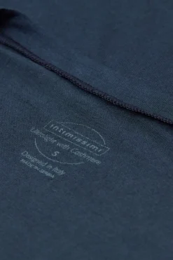 Bluzka z Długim Rękawem z Modalu Ultralight z Dodatkiem Kaszmiru i Głębokim Okrągłym Dekoltem