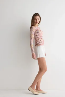 Bluzka z Długim Rękawem z Modalu Ultralight z Dodatkiem Kaszmiru I Bloom for You