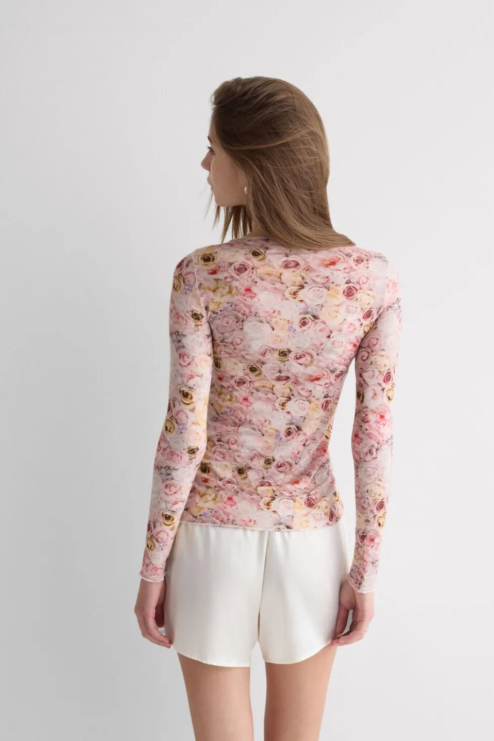 Bluzka z Długim Rękawem z Modalu Ultralight z Dodatkiem Kaszmiru I Bloom for You