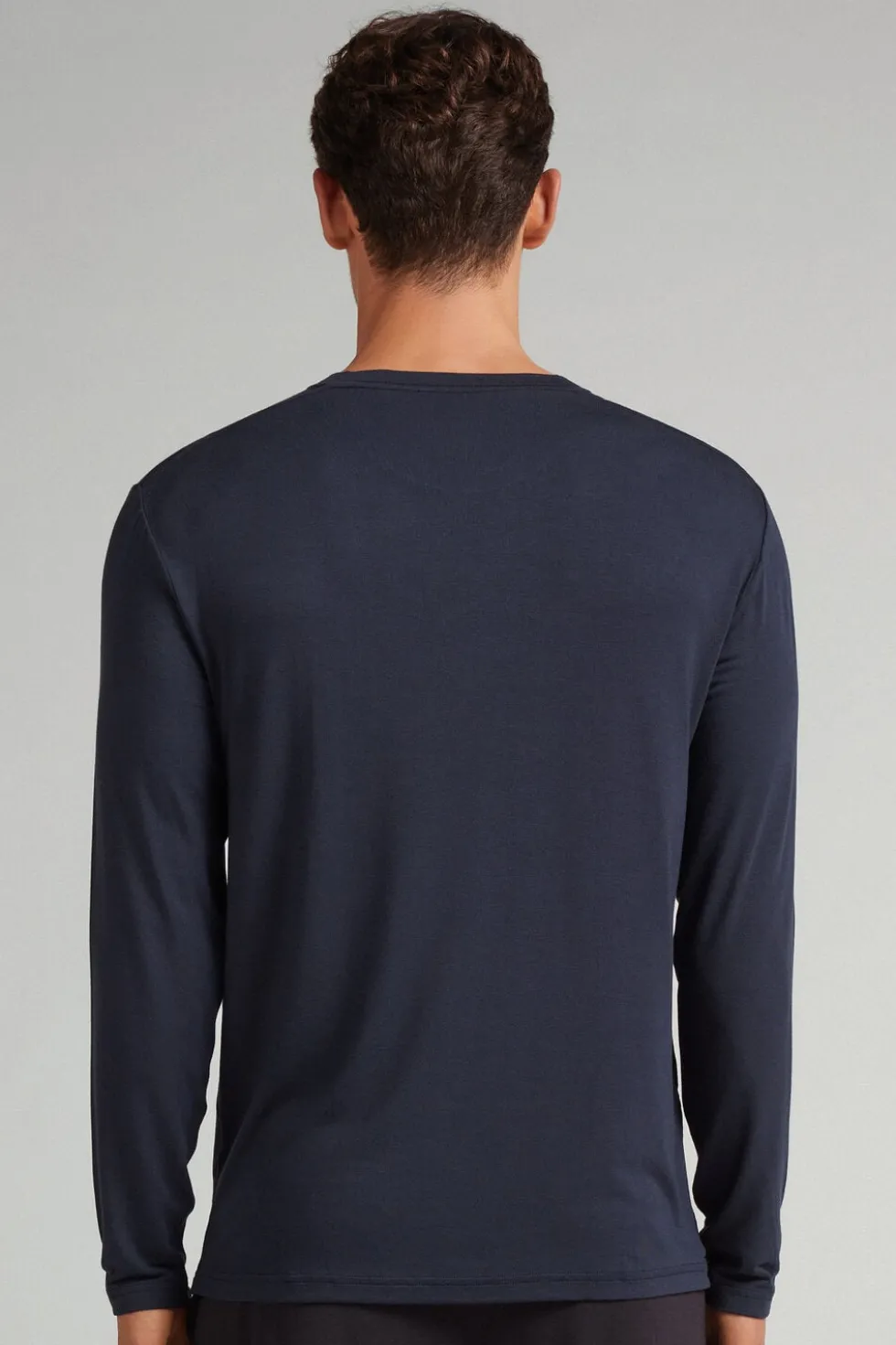 Bluzka z Długim Rękawem z Tkaniny Soft Silk
