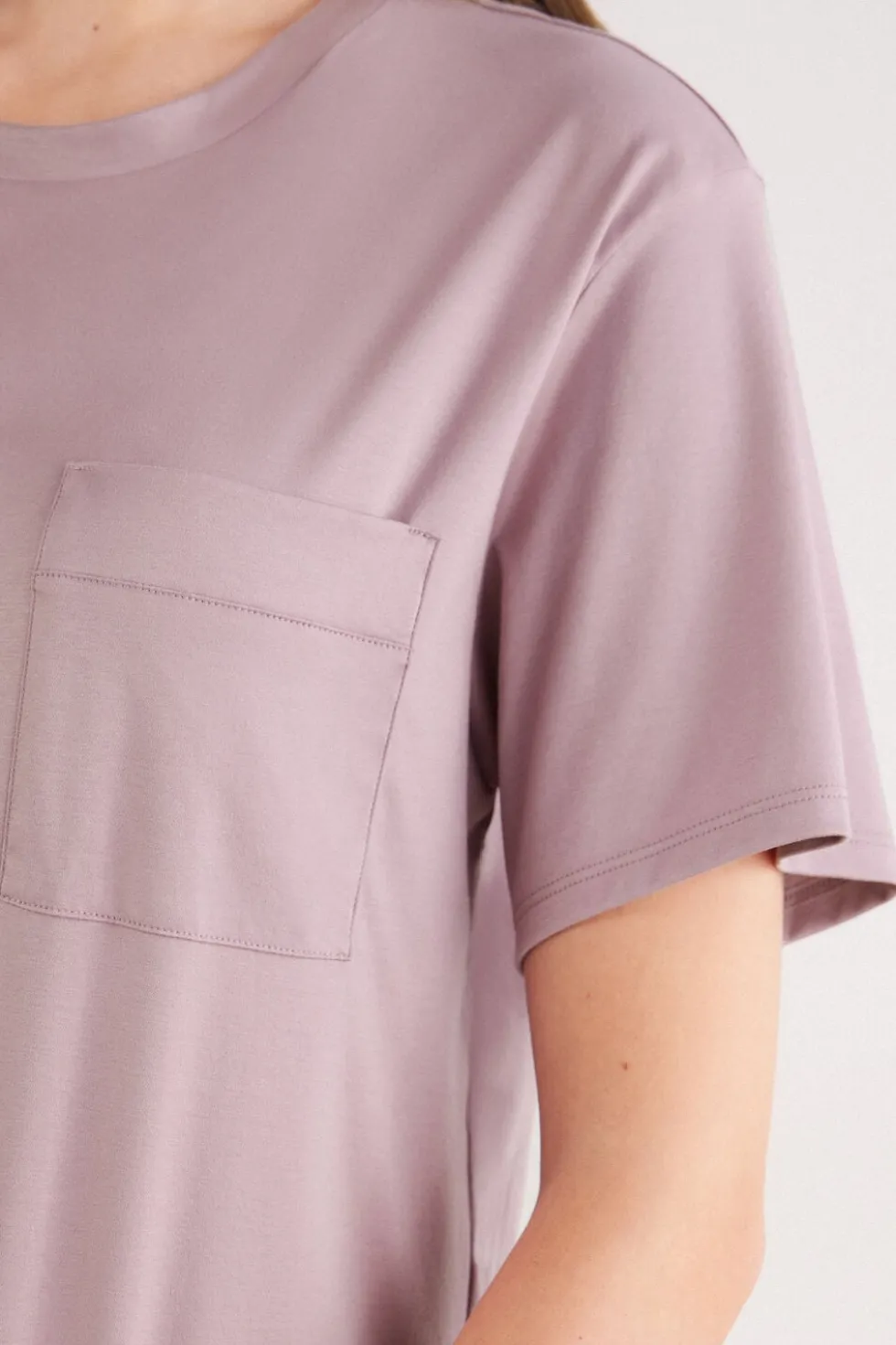 Bluzka z Krótkim Rękawem z Bawełny Elevated Cotton