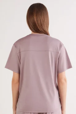 Bluzka z Krótkim Rękawem z Bawełny Elevated Cotton