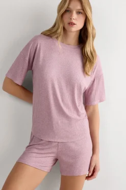 Bluzka z Krótkim Rękawem z Modalu Chic Comfort