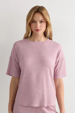 Bluzka z Krótkim Rękawem z Modalu Chic Comfort