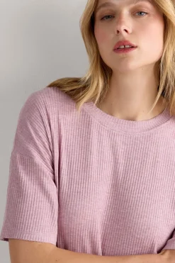 Bluzka z Krótkim Rękawem z Modalu Chic Comfort