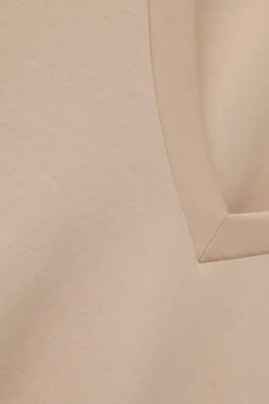 Bluzka z Krótkim Rękawem z Dekoltem w Serek z bawełny Elevated Cotton