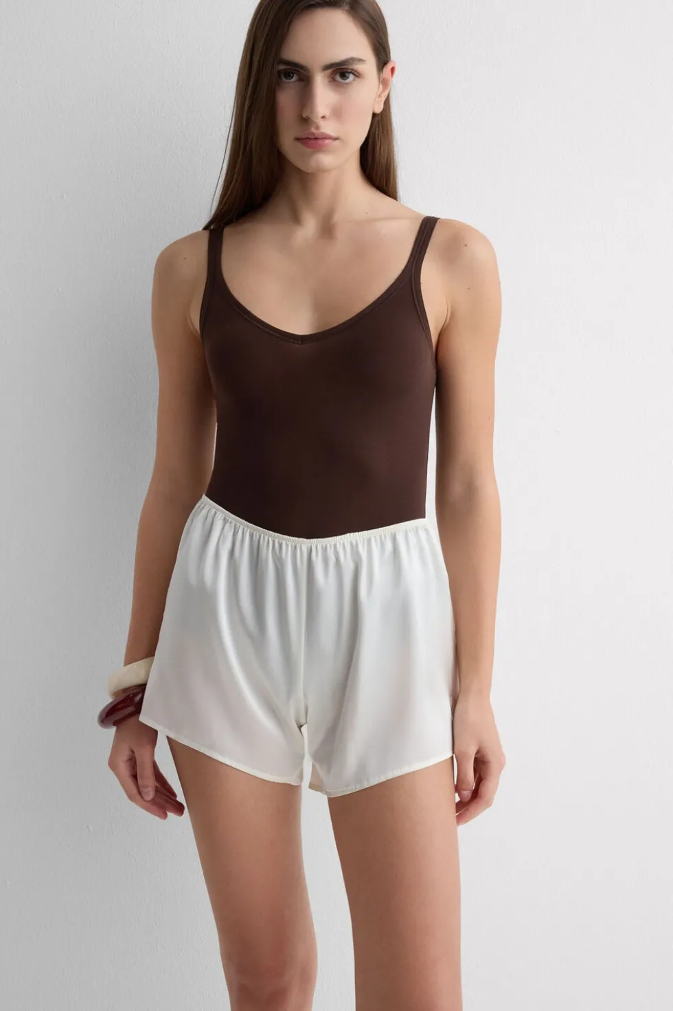 Body bez Rękawów z Bawełny Ultralight Cotton