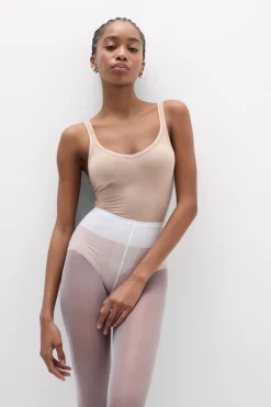 Body bez Rękawów z Bawełny Ultralight Cotton