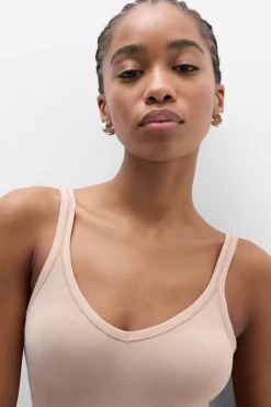 Body bez Rękawów z Bawełny Ultralight Cotton
