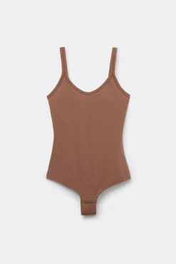 Body bez Rękawów z Bawełny Ultralight Cotton