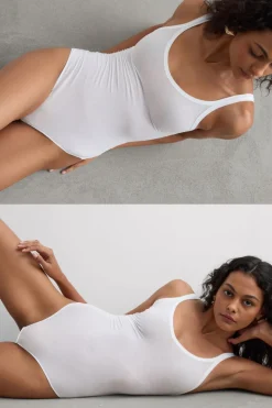 Body bez Rękawów z Bawełny Ultralight Cotton