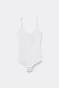 Body bez Rękawów z Bawełny Ultralight Cotton