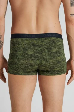 Bokserki z Mikrofibry we Wzór Pixel Camouflage