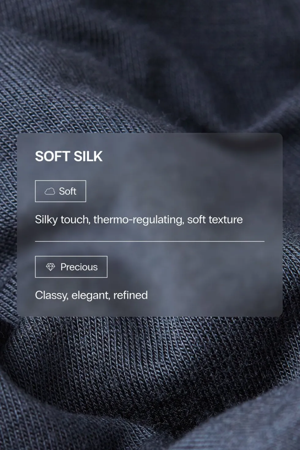 Bokserki z tkaniny Soft Silk