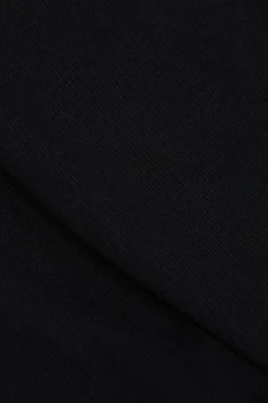 Crop Top w Prążki z Bawełny Superior