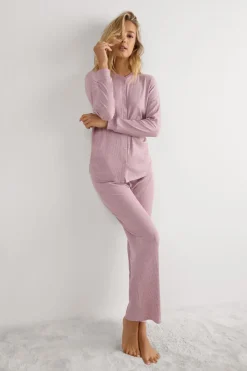Długie Spodnie Typu Palazzo z Modalu Chic Comfort