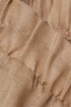 Długie spodnie z Troczkiem z Płótna Lnianego The Pure Linen