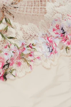 Figi Culotte Brazyliany z Nadrukiem Pretty Flowers