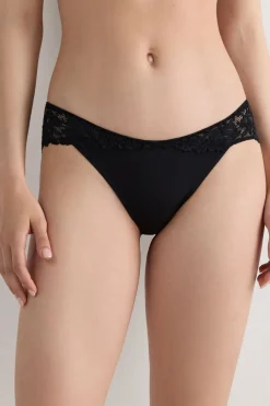 Figi Damskie z Niskim Stanem Pretty Flowers