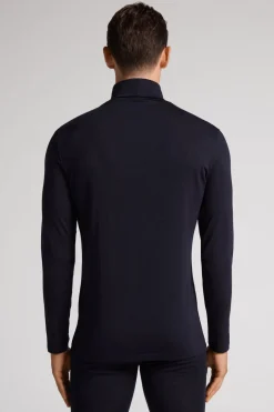 Golf męski z wełny merino