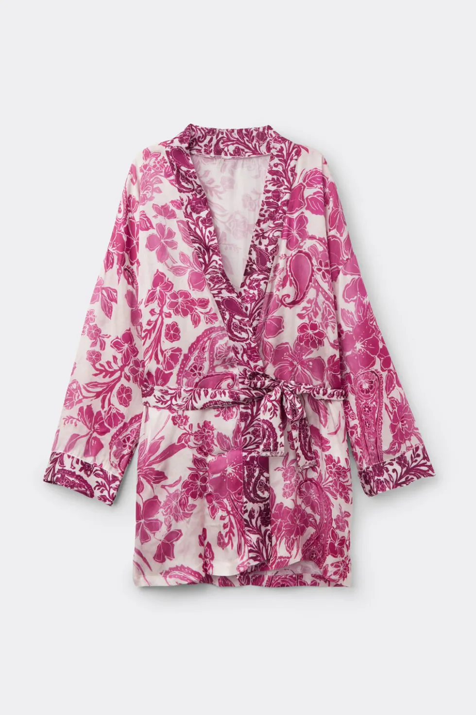 Kimono z Satyny Wiskozowej Brighten Your Day