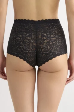 Koronkowe Figi Culotte Wysoki Stan