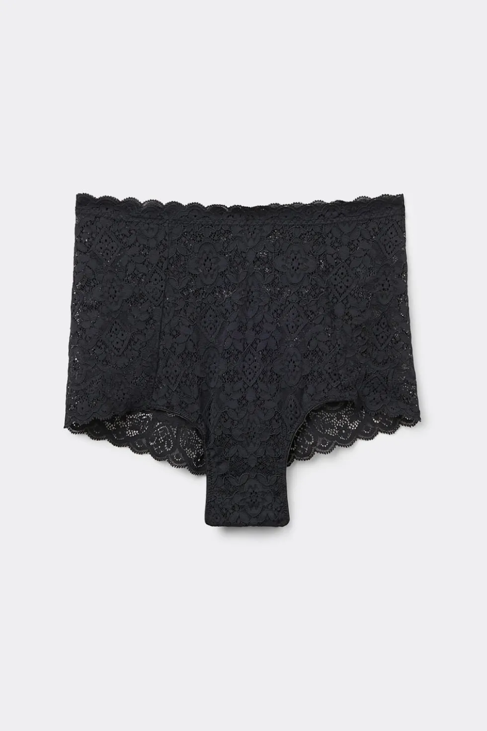 Koronkowe Figi Culotte Wysoki Stan