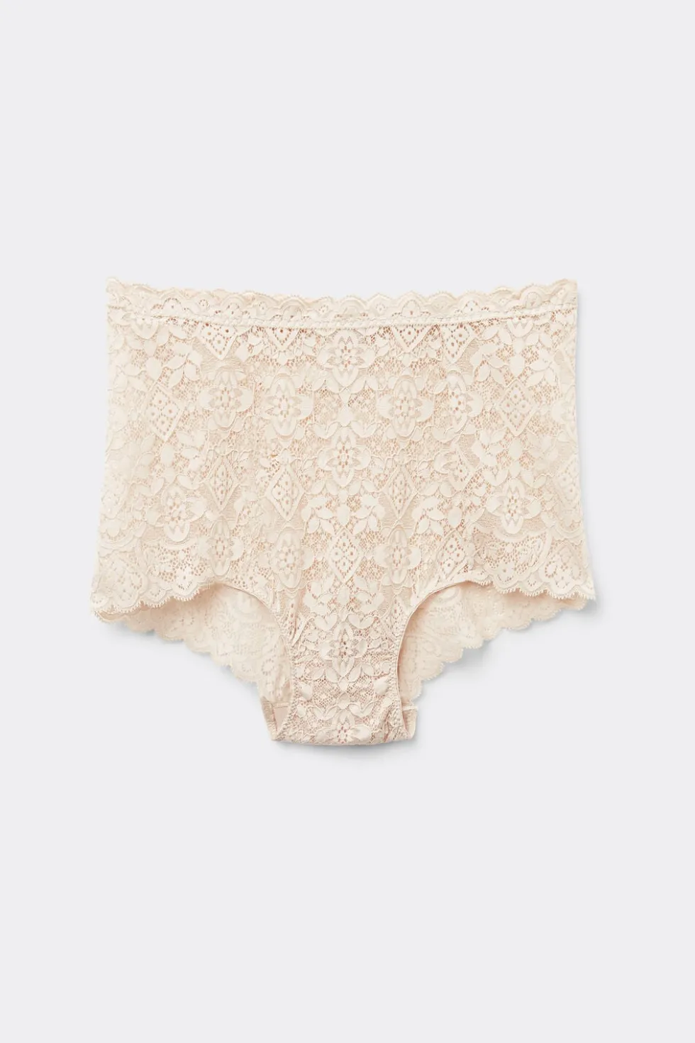 Koronkowe Figi Culotte Wysoki Stan