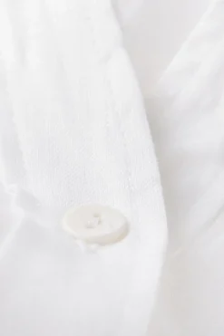 Koszula z Krótkim Rękawem z Płótna Lnianego The Pure Linen