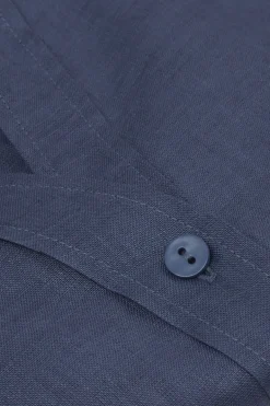 Koszula z Krótkim Rękawem z Płótna Lnianego The Pure Linen