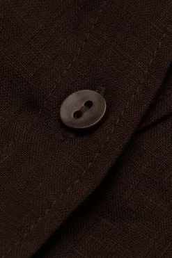 Koszula z Krótkim Rękawem z Płótna Lnianego The Pure Linen