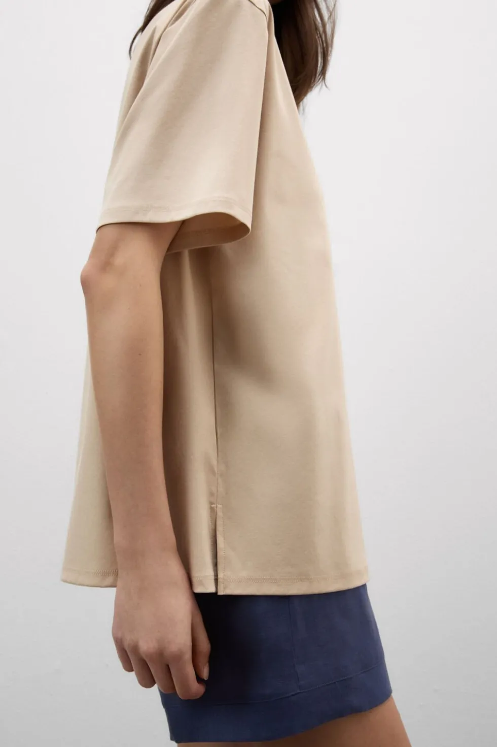 Koszulka z Krótkim rękawem z Elevated Cotton