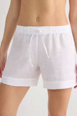 Krótkie Spodenki zPłótna Lnianego The Pure Linen