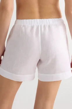 Krótkie Spodenki zPłótna Lnianego The Pure Linen