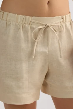 Krótkie Spodenki zPłótna Lnianego The Pure Linen