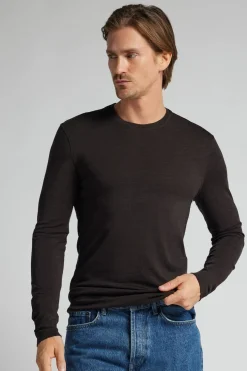 Longsleeve męski z wełny merino