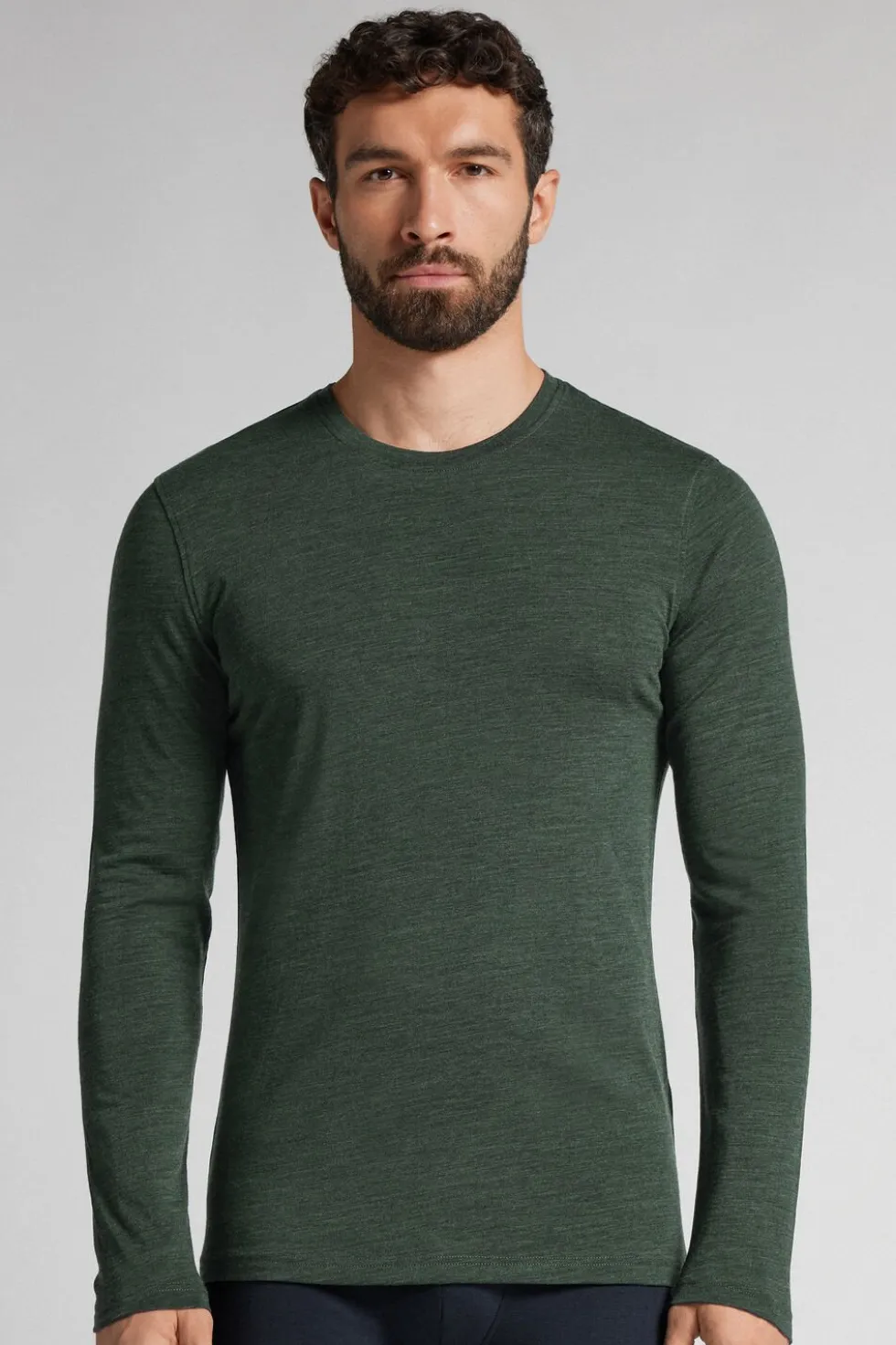 Longsleeve męski z wełny merino