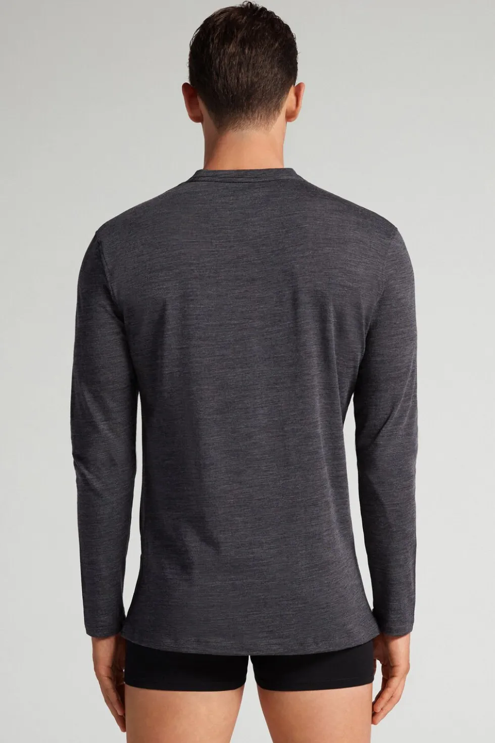 Longsleeve męski z wełny merino