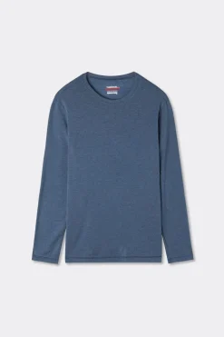 Longsleeve z Modalu z Kaszmirem z Dekoltem Pod Szyję