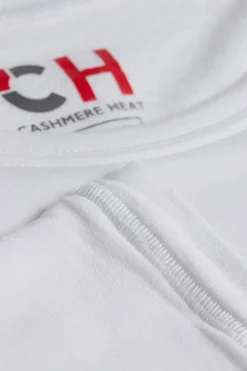 Longsleeve z Modalu z Kaszmirem z Dekoltem Pod Szyję