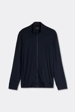 Rozpinana Bluza z Jedwabiu i Modalu