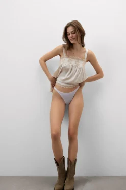 Stringi z Paseczkami z Bawełny Ultralight Cotton